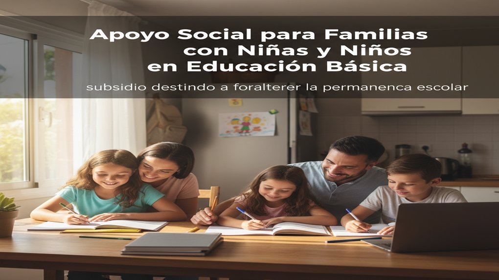 Apoyo Social para Familias con Niñas y Niños en Educación Básica: subsidio destinado a fortalecer la permanencia escolar