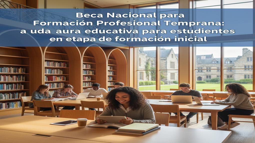 Beca Nacional para Formación Profesional Temprana: ayuda educativa para estudiantes en etapa de formación inicial