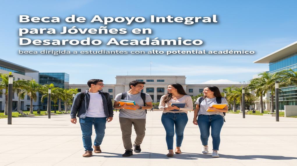 Beca de Apoyo Integral para Jóvenes en Desarrollo Académico: beca dirigida a estudiantes con alto potencial académico