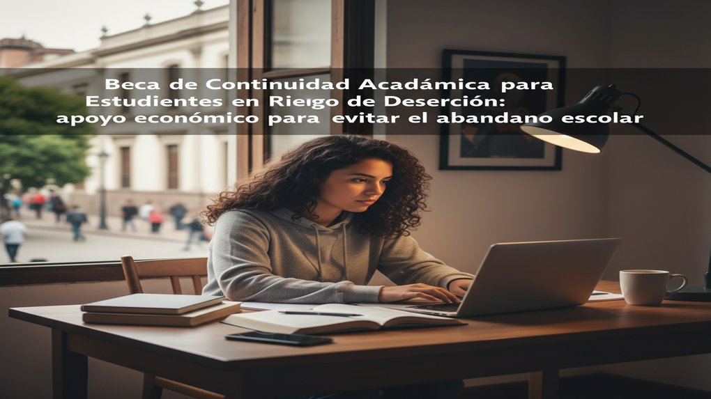 Beca de Continuidad Académica para Estudiantes en Riesgo de Deserción: apoyo económico para evitar el abandono escolar