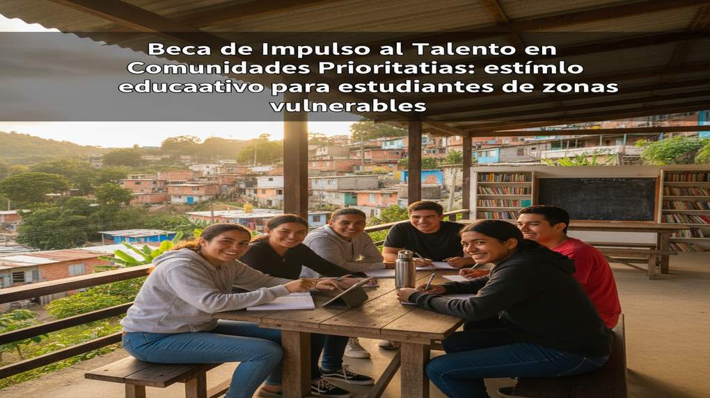 Beca de Impulso al Talento en Comunidades Prioritarias: estímulo educativo para estudiantes de zonas vulnerables