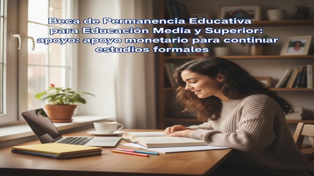 Beca de Permanencia Educativa para Educación Media y Superior: apoyo monetario para continuar estudios formales